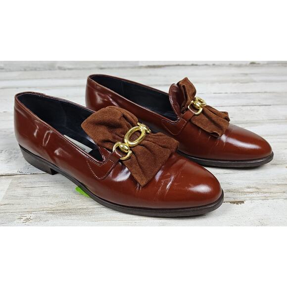 CABLE & CO. Brown "1901 Fine Shoes" Women's Vintage/Retro US 6.5-7/EU37 Loafers - Picture 1 of 10